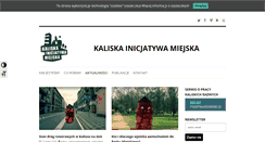 Desktop Screenshot of kaliskainicjatywamiejska.pl