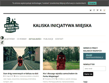 Tablet Screenshot of kaliskainicjatywamiejska.pl
